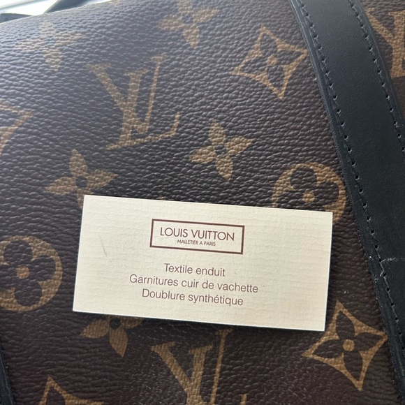 Louis Vuitton Brown Monogram Backpack with Black Accents - Picture 15 of 16